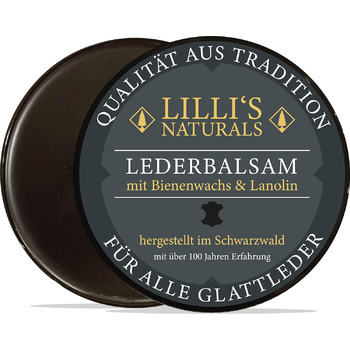 Крем для взуття Lillis Leather Care Leather Balm 200мл в наборі з щіткою для взуття та щіткою-банкою Leather Care Black 