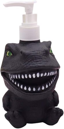 Рідкий мильний насос для рук Dinosaur Panda Soap Pump Cool Kids Шампунь для душу Дозатор гелю для душу Підходить для ванних кімнат, кухонних стільниць, аксесуарів для ванних кімнат 300 мл (Динозавр)