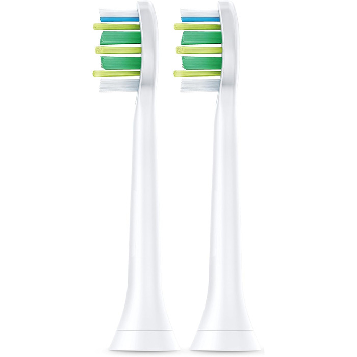 Оригінальні щітки Philips Sonicare InterCare HX9002/07 Clean InterDental Spaces & Gum Line підходить для будь-якої зубної щітки Sonicare із системою кріплення 2 упаковки, стандартні, білі стандартні 2 упаковки