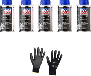 Захисні рукавички Iloda 5xOriginal Liqui Moly 125 мл для мотоцикла 4T Bike Supplements 1581