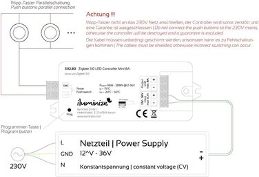 Світлодіодний контролер Zigbee 3.0 ( 8a білий)