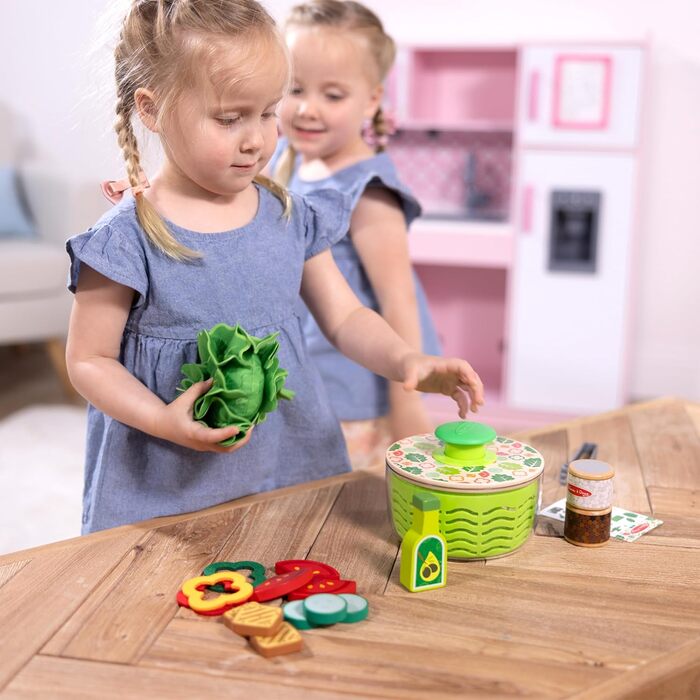 Ігровий набір Melissa & Doug Салатниця, іграшкова їжа для хлопчиків і дівчаток віком від 3 років і старше