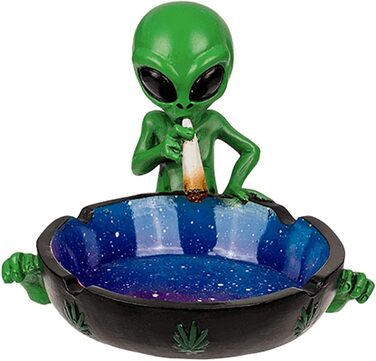 Геніальна попільничка Alien, Space Ashtray перетворює кожне куріння на міжгалактичну пригоду Перетворює будь-яку кімнату на ваш особистий всесвіт (Інопланетянин з косяком 1)