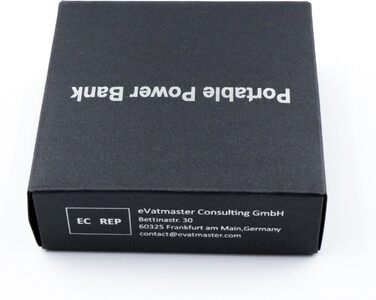 Зовнішній акумулятор Ультрамалий Power Bank Ультралегкий Важить всього 98 г Портативний зарядний пристрій Сумісний зі смартфоном Android та iPhone, навушниками Bluetooth, ipad тощо 5000Чорний, 5000mAh USB C