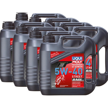 Мотоцикл 4T Мотоцикл Synth Sport Street Race 5W-40 4L, 8 шт., LIQUI MOLY 1685