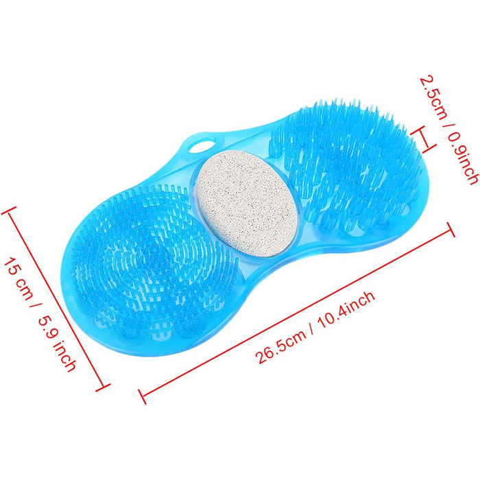Очищувальна подушечка для масажу ніг, скраб для ніг, масажер для точкового масажу, професійний килимок для душу для ванни, для покращення кровообігу ніг і видалення мертвої шкіри