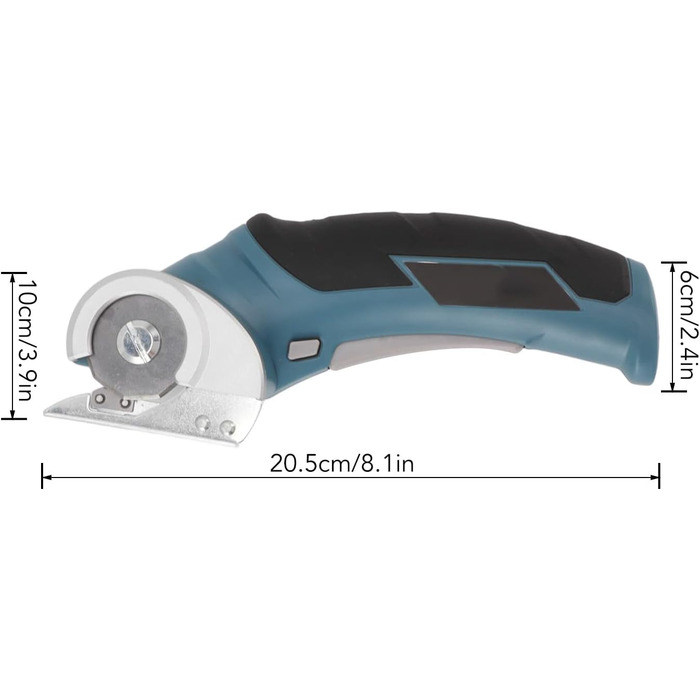 Акумуляторні електричні ножиці Fockety для розрізання тканин, килимів та шкіри, електричний міні-різак для килимів з акумулятором, ріжучі леза