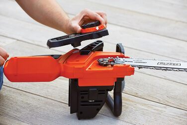 Акумуляторна літій-іонна ланцюгова пила BlackDecker 36V GKC3630L20 з акумулятором та зарядним пристроєм - Ідеально підходить для деревообробки та садівництва - Довжина полотна 30 см