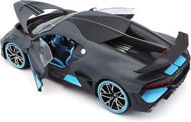 Модель автомобіля Bauer Spielwaren 18-11045BK Bugatti Divo в масштабі 118, сірий