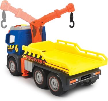 Евакуатор Dickie Toys Action Truck Recovery з машиною, з рухомим краном, звуковим та світловим сигналом, евакуатор для дітей від 3 років 203745016 Синій/жовтий