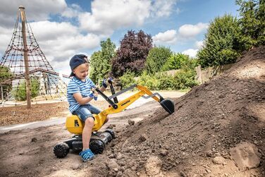 Іграшка на колесах Komatsu rollyDigger (пісочна іграшка, колір сірий/жовтий, для дітей від 3-8 років, автоматичне блокування) 421169