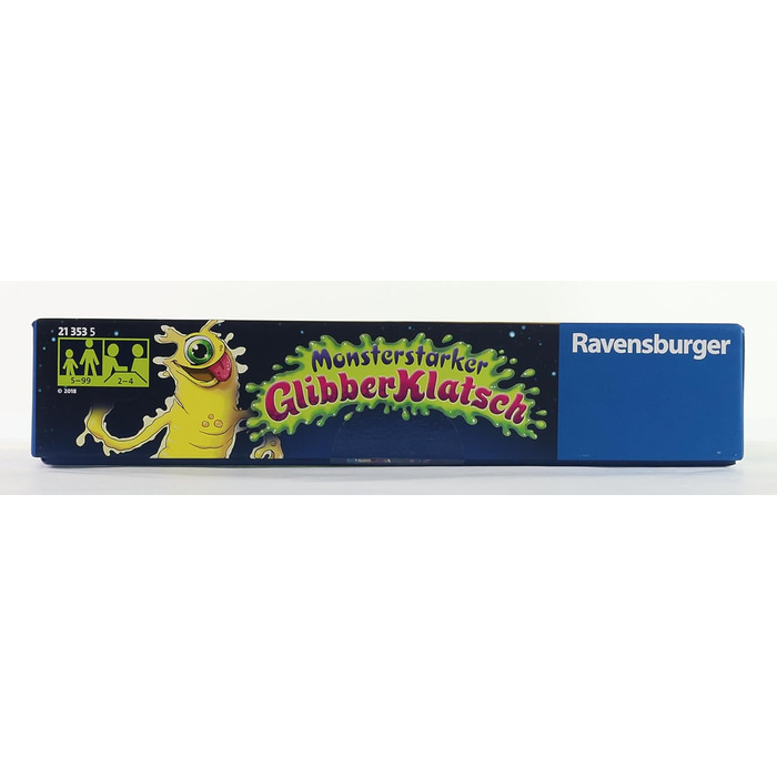 Дитяча гра Ravensburger Monsterstarker Glibber-Klatsch, салонна та сімейна гра, для дітей та дорослих, для 2-4 гравців, від 5 років Monsterstarker Glibberklatsch