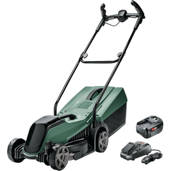 Акумуляторна газонокосарка Bosch для дому та саду CityMower 18 (18 В, 1 акумулятор 4,0 Ач, ширина зрізу 32 см, площа газону до 300 м, в коробці)