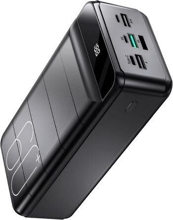 Powerbank PD USB-C 60000 мАг з функцією швидкої зарядки, 4 виходи, 3 входи, світлодіодний дисплей