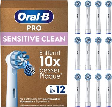 Електричні щітки для зубної щітки Oral-B Pro Sensitive Clean, Х-подібна щетина, упаковка Letter-Box, 12 шт. 12 шт. (1 упаковка)