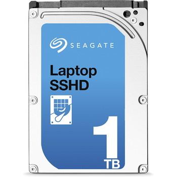 Гібридний жорсткий диск Seagate з 1 ТБ пам'яті та 8 ГБ флеш-пам'яті SSD, 5400 об/хв, 64 МБ, SATA, 9,5 мм, ST1000LM014