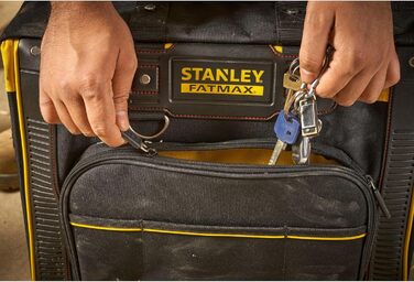 Кейс для інструментів Stanley FatMax (з колесами з плавним ходом, зносостійкий, великий отвір, телескопічна ручка, розміри 50 x 36 x 41 см) FMST1-80148 1 Nero/ Giallo