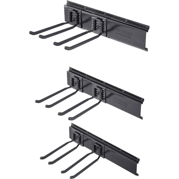 Тримач для інструментів VEVOR 1222 x 100 x 247 мм Тримач інструменту 272 кг Гачок для гачка для інструментів Тримач інструменту Стійка для інструментів з вуглецевої сталі Зберігання інструментів Смуга для інструментів Органайзер для інструментів Настінне 
