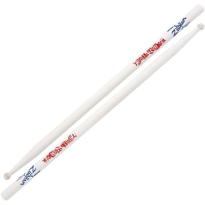 Барабанна паличка Travis Barker Signature Series White Travis Barker Artist Series Single