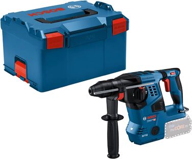 Акумуляторний перфоратор Bosch Professional 18V System GBH 18V-28 C (вкл. додаткову рукоятку, мастило, вставку L-BOXX, L-BOXX, без акумулятора/зарядного пристрою) без акумулятора/зарядного пристрою в L-BOXX