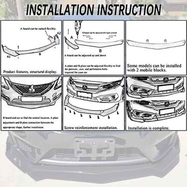 Кромка переднього бампера для BMW X5 G05 M Sport 4-дверний 2019 2020 2021 2022, автозапчастини передній спойлер, передній спойлер Губний меч для бампера Передній фартух Lip Splitte