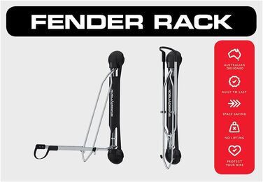 Кріплення для велосипедів Steadyrack - Fender Rack - Настінне кріплення для велосипеда як рішення для зберігання вашого будинку, гаража або велосипедного парку - 2 упаковки