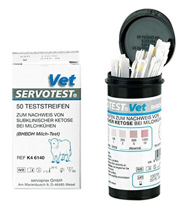 Тест на кетоз Servotest K4 6140 VET (50 упаковок)