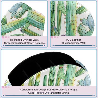 Тримач пульта дистанційного керування FNETJXF, органайзер для художніх товарів, органайзер для ручок, сучасні сукуленти для кактусів, мексиканський, багатофункціональний настільний органайзер Pattern 11435