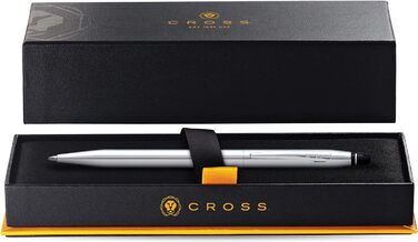 Роликовий м'яч Cross Click (механізм Click, чорне чорнило для письма, багаторазове) глянцевий хром