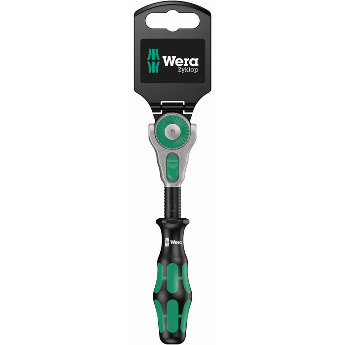 Храповик Wera 8000 A SB Cyclops з приводом, 1/4 дюйма x 152 мм, 05073260001 одинарний