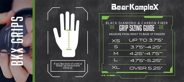 Ручки Bear KompleX Black Diamond No Hold, використання для підтягувань, важкої атлетики, WOD з ременями на зап'ястя, комфорт і підтримка, захист рук від розривів і пухирів для чоловіків і жінок середній