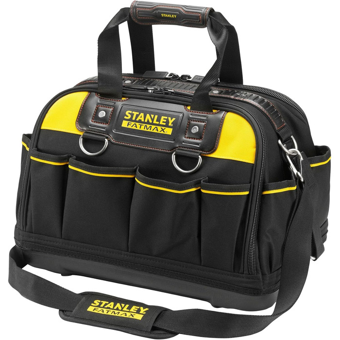 Сумка для інструментів Stanley Fatmax FMST1-73607 (багатофункціональна доступна сумка з двома великими відділеннями для зберігання ручних і електроінструментів, окремо стояча, вантажопідйомність до 25 кг)