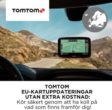 Навігаційний пристрій Tomtom GO Classic (уникнення пробок завдяки Tomtom Traffic, оновлення Європа, оновлення через Wi-Fi) (5 дюймів, комплект з кріпленням на панель приладів)