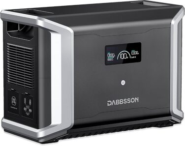 Акумулятор Dabbsson Extended Battery Pack DBS3000B, 3000 Втгод 4500 циклів EV LiFePO4, сумісний з портативною електростанцією DBS2300, можна використовувати окремо