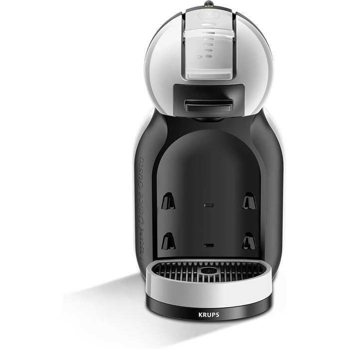 Кавоварка Krups Nescaf Dolce Gusto Mini Me KP123BK та інші напої, автоматична, 0,8 л, сіра/чорна