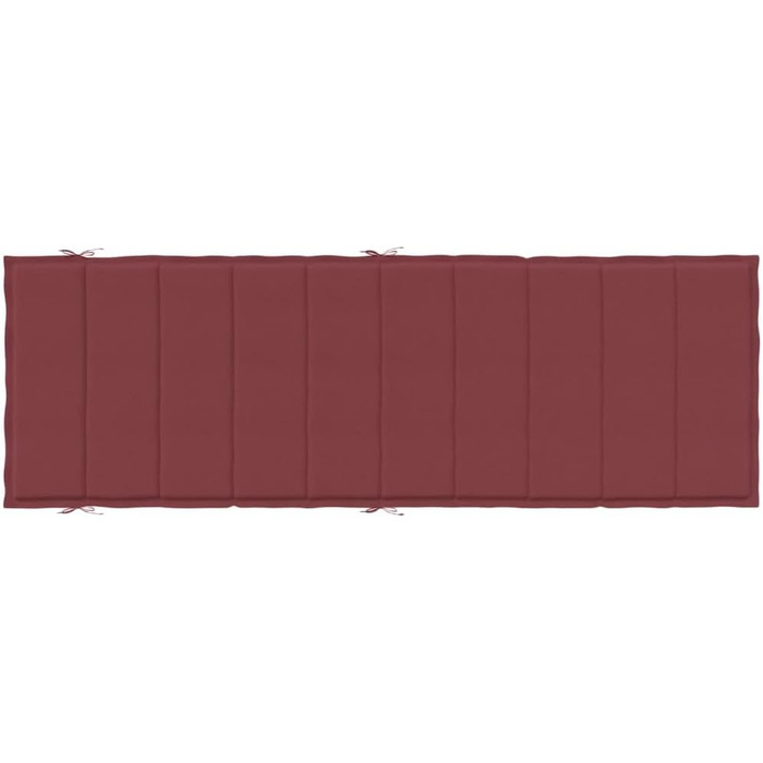 Подушка для шезлонгу ZEYUAN Melange Wine Red 186x58x3 см Тканина, Подушка для шезлонга, Подушка для шезлонга, Подушка для шезлонга, Подушка для лави, Подушка для стільця для високих стільців, Подушки для шезлонга - 4002485