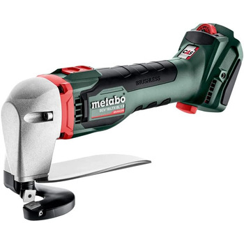 Акумуляторні ножиці по металу Metabo SCV 18 LTX BL 1.6 (601615840) 18V LiHD MetaLoc, Тип акумуляторної батареї LiHD , Напруга акумулятора 18 В, макс. Товщина листа сталі 400 Н/мм 1,6 мм