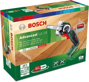 Акумуляторна пила Bosch AdvancedCut 18 (без акумулятора, 18 вольт, з технологією NanoBlade, в коробці) AdvancedCut 18V без акумулятора