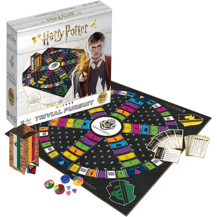 Вікторина Гаррі Поттер TRIVIAL Pursuit XL - з 1800 питаннями про фільми гра в салоні сімейна гра гра на знання