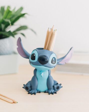 Тримач для олівців Grupo Erik Walt Disney Desk Organizer - Тримач для олівців Lilo and Stitch Figure - Настільні аксесуари Disney Merchandise - Органайзер для ручок Diseny Merch