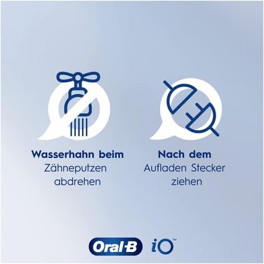 Електрична зубна щітка Oral-B iO Series 8, 6 режимів чищення для догляду за зубами, магнітна технологія, кольоровий дисплей і дорожній кейс, обмежена серія, білий алебастр