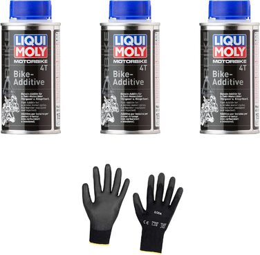 Захисні рукавички Iloda 3xOriginal Liqui Moly 125 мл 4T Bike-Additive 1581