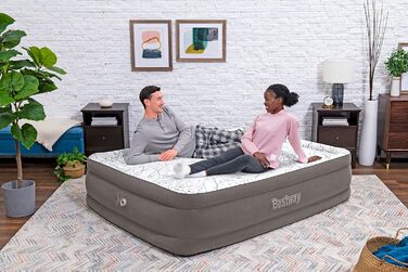 Надувний ліжко Cushify Top від Bestway TriTech з вбудованим електричним насосом Double XL/Mid 203 x 152 x 46 см