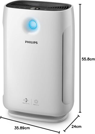 Очищувач повітря Philips серії 2000 очищає приміщення площею до 79 м