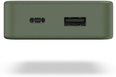 Зовнішній акумулятор з USB C USB A, сертифікований Power Pack, світлодіодний дисплей, акумулятор для аксесуарів мобільного телефону, планшета, Bluetooth-боксу тощо, маленький портативний зарядний пристрій) зелений, 10 10000mAh (