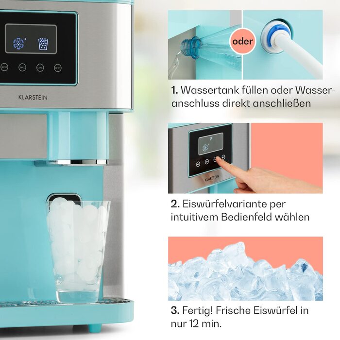 Л Ice Cube Machine, для подрібненого та круглого льоду, швидкий міні, легке очищення, 15 кг/24 години, 1,8