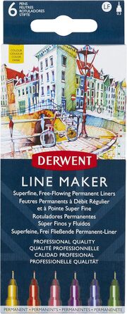 Кольоровий гаманець Derwent LINE Maker 6, UADLMWC6