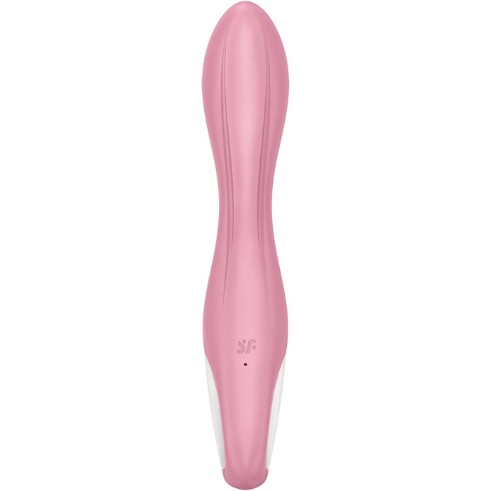 Вібратор, вібратор для точки G, Air Pump Vibrator 2, 21 см, приємний до шкіри матеріал, перезаряджається, надувний вал