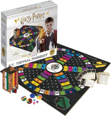 Вікторина Гаррі Поттер TRIVIAL Pursuit XL - з 1800 питаннями про фільми гра в салоні сімейна гра гра на знання