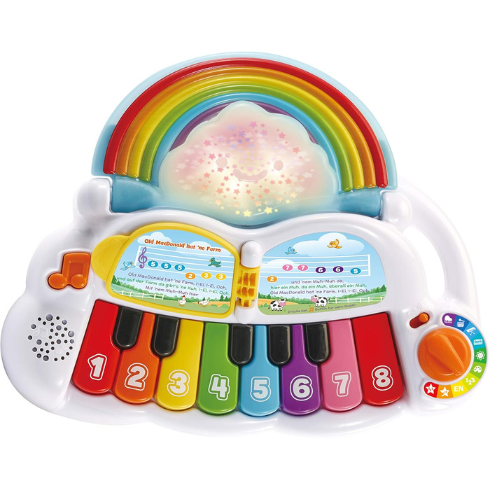 Дитяча веселкова клавіатура - Vtech 80-612404 Дитяча іграшка, кольорова